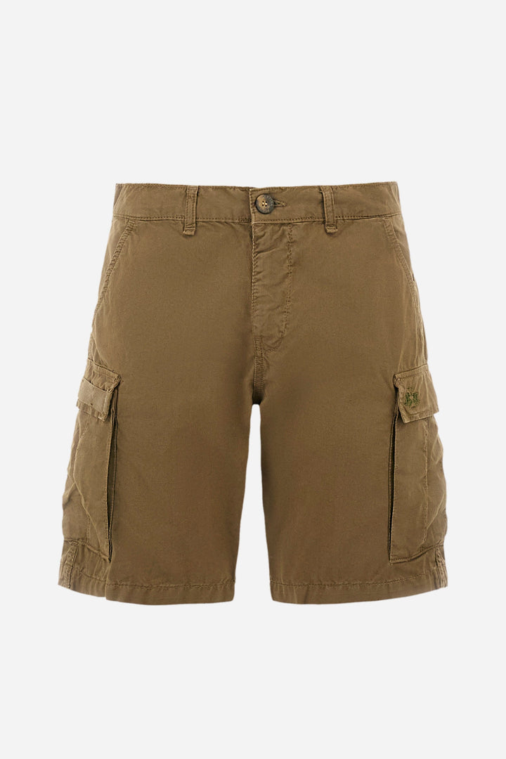 La Martina Regular Fit Shorts in Cotton -  YMB002-TW514- Concorde Fashion#color_green-03197