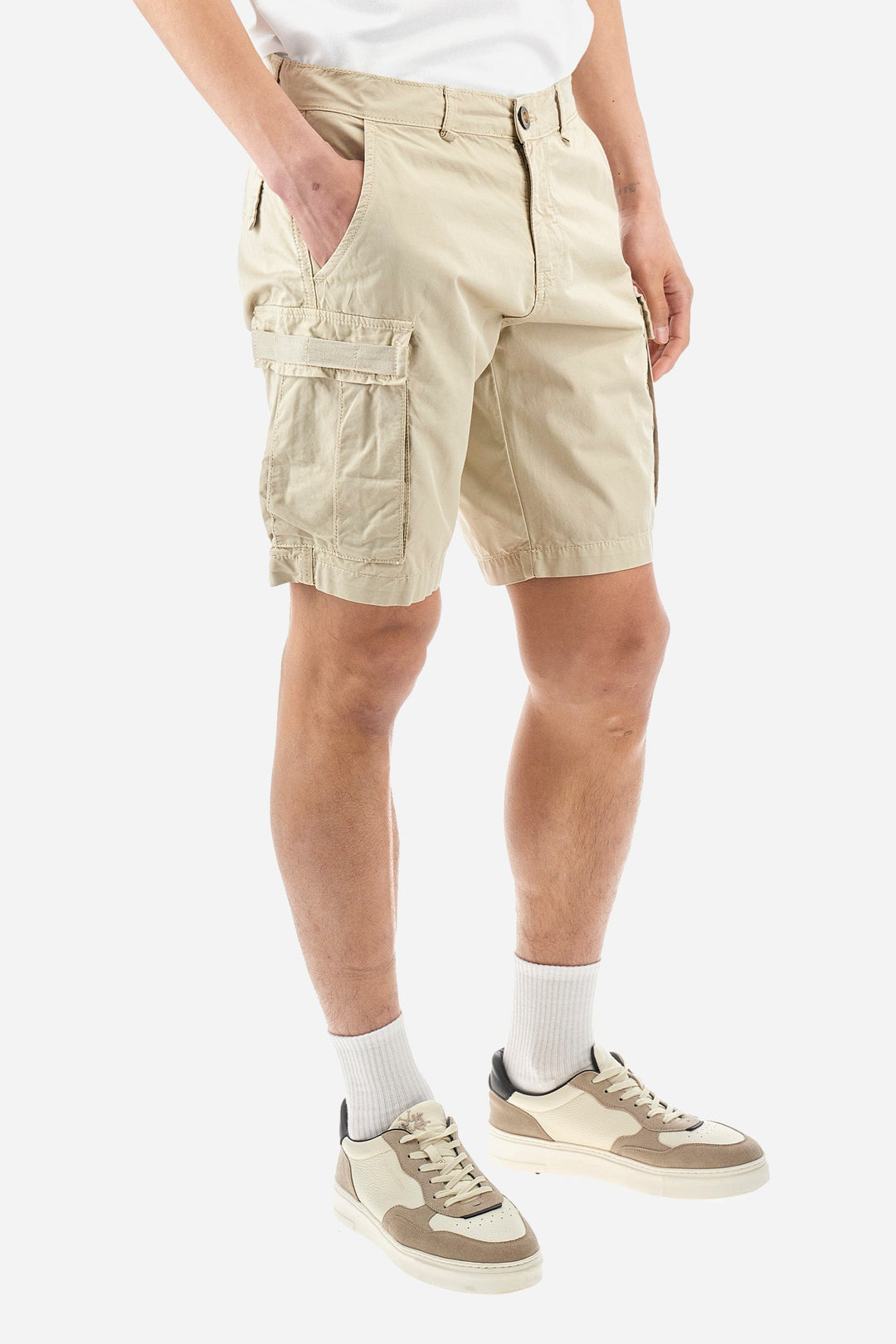 La Martina Regular Fit Shorts in Cotton -  YMB002-TW514- Concorde Fashion#color_green-04022