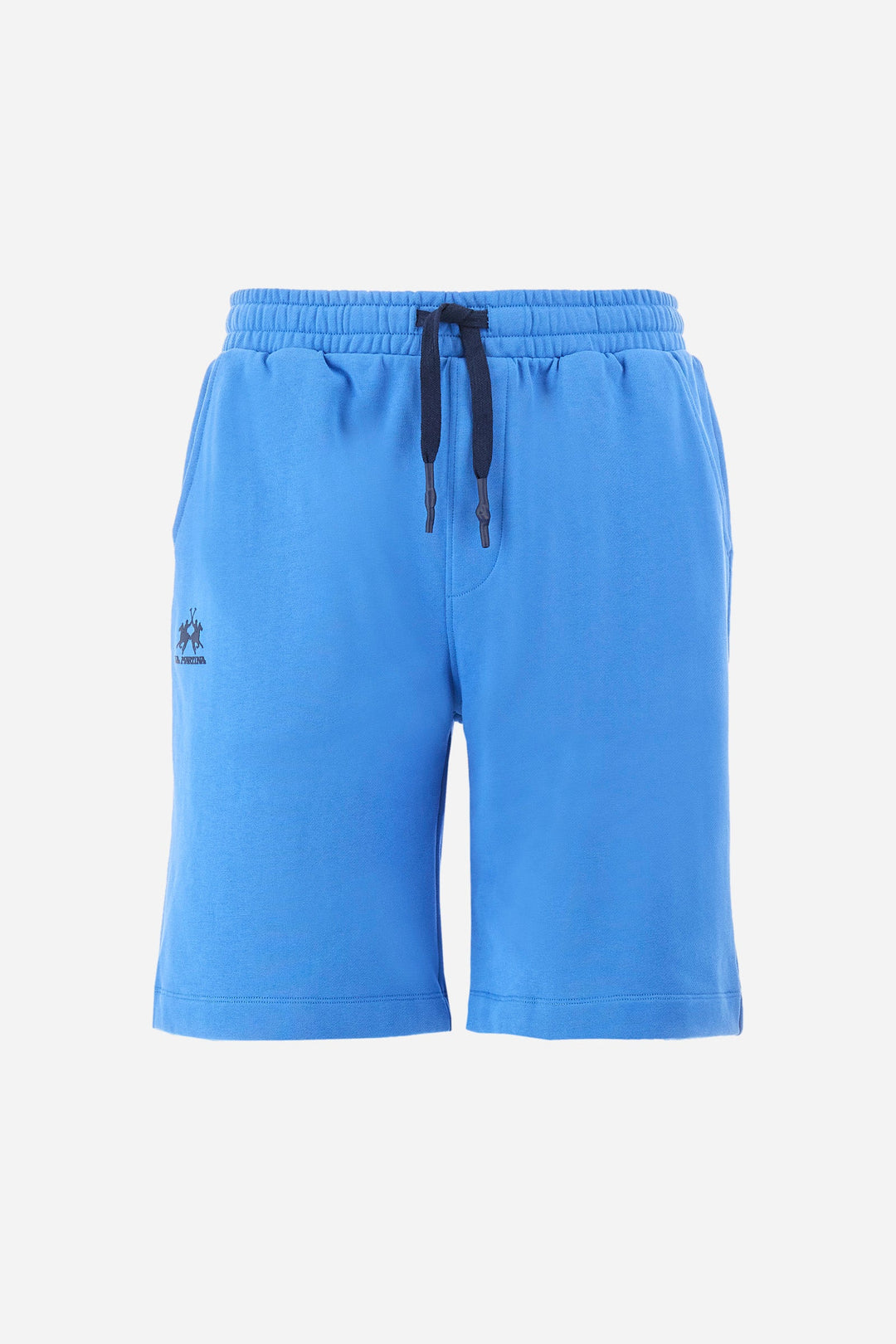 La Martina Regular Fit Shorts in Cotton -  YMB003-FP568- Concorde Fashion#color_blue-07205