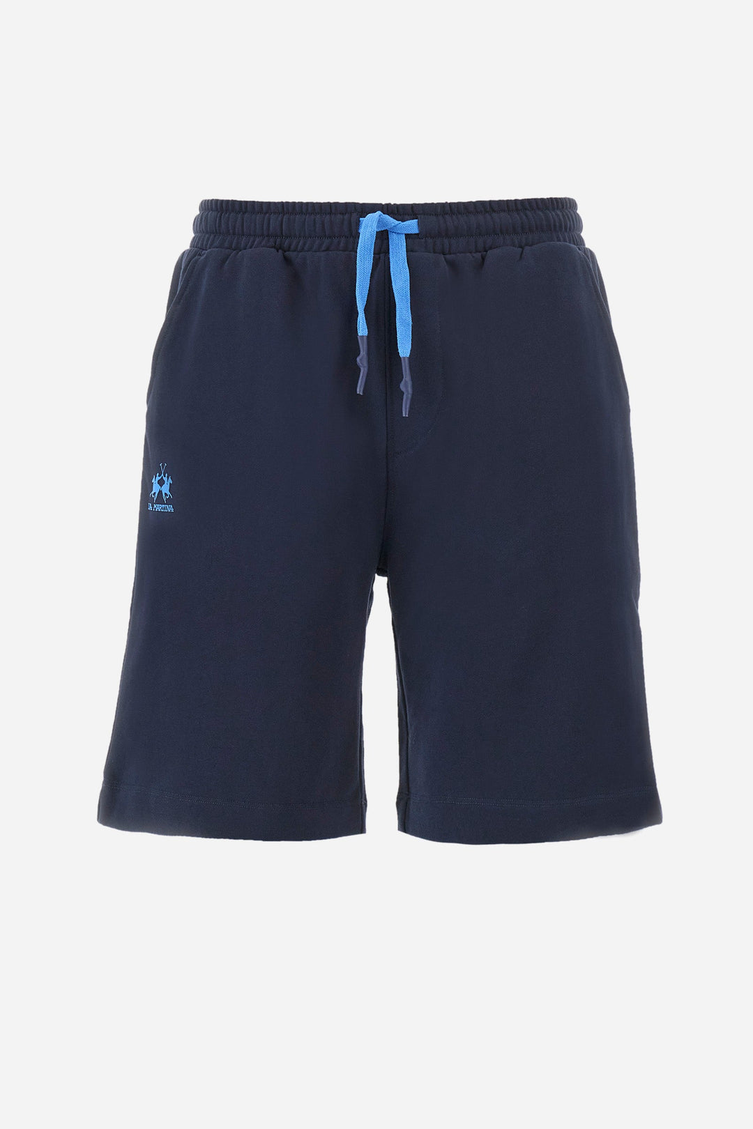 La Martina Regular Fit Shorts in Cotton -  YMB003-FP568- Concorde Fashion#color_navy-07017