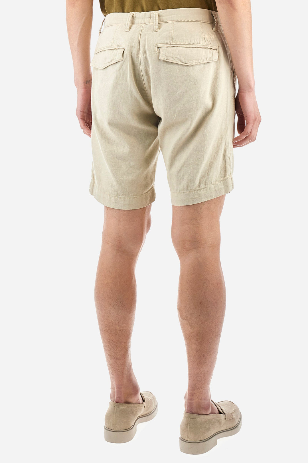 La Martina Regular Fit Shorts in Cotton Mix -  YMB004-TL333- Concorde Fashion#color_green-04022
