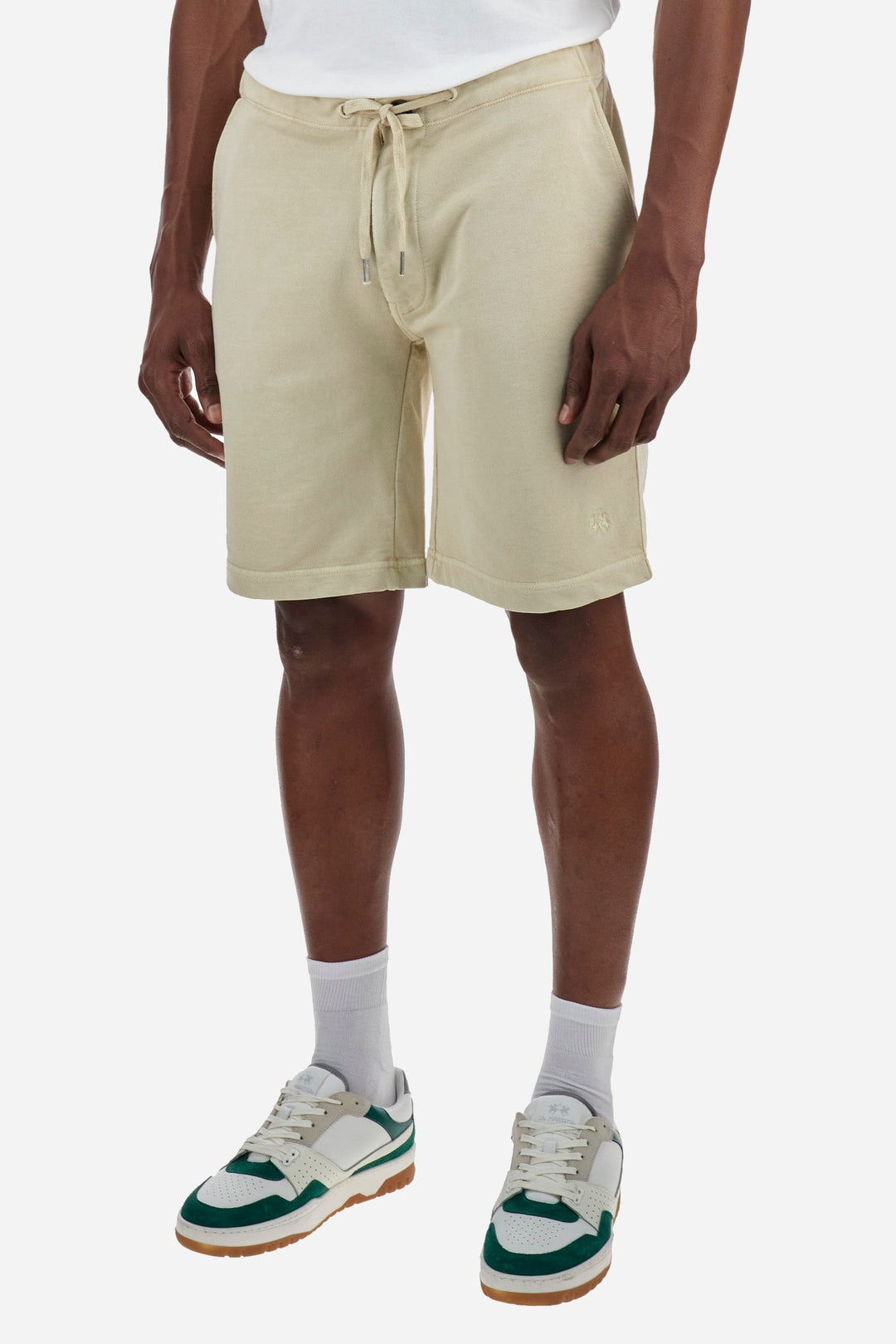 La Martina Regular Fit Shorts in Cotton -  YMB007-FP569- Concorde Fashion#color_green-04022
