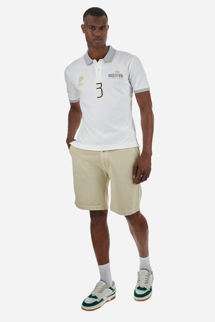 La Martina Regular Fit Shorts in Cotton -  YMB007-FP569- Concorde Fashion#color_green-04022