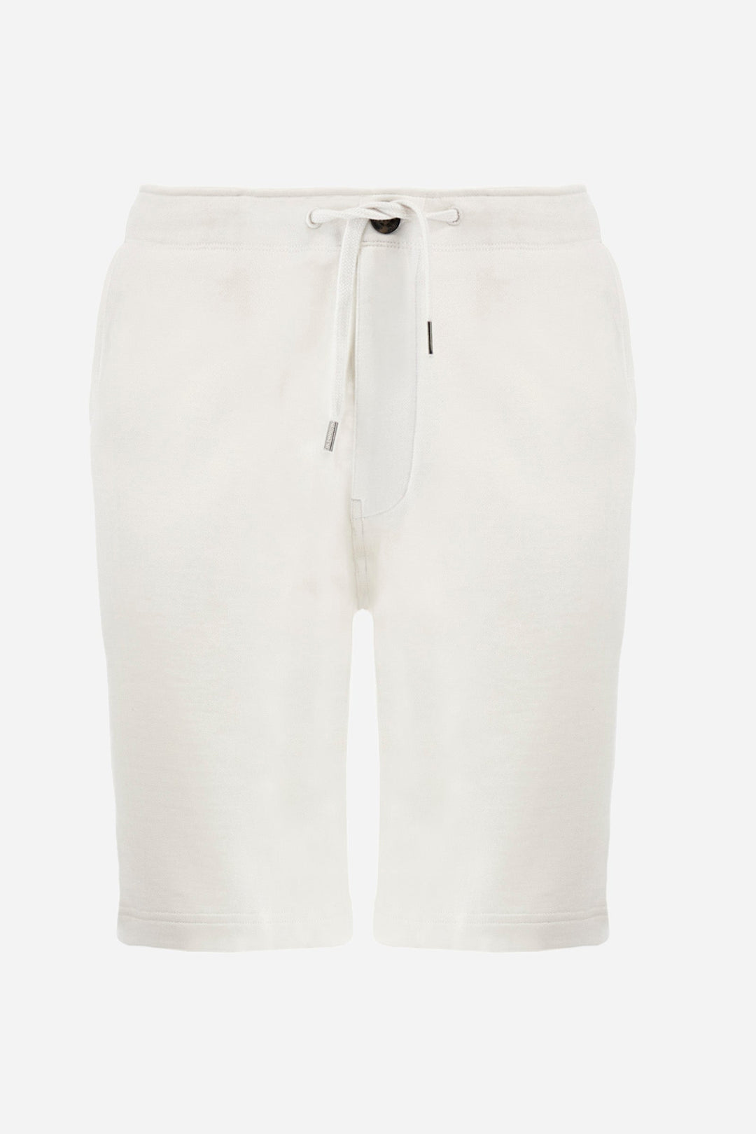 La Martina Regular Fit Shorts in Cotton -  YMB007-FP569- Concorde Fashion#color_white-00001