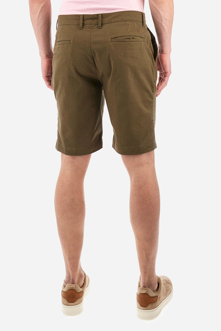 La Martina Regular Fit Shorts in Cotton Mix -  YMB008-TW417- Concorde Fashion#color_green-03197