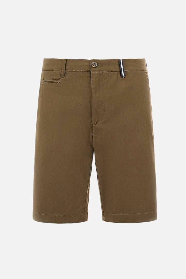 La Martina Regular Fit Shorts in Cotton Mix -  YMB008-TW417- Concorde Fashion#color_green-03197