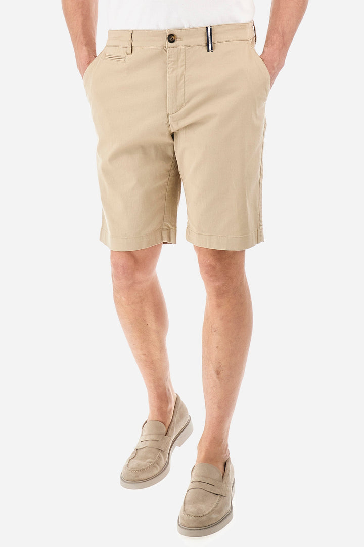 La Martina Regular Fit Shorts in Cotton Mix -  YMB008-TW417- Concorde Fashion#color_green-04022
