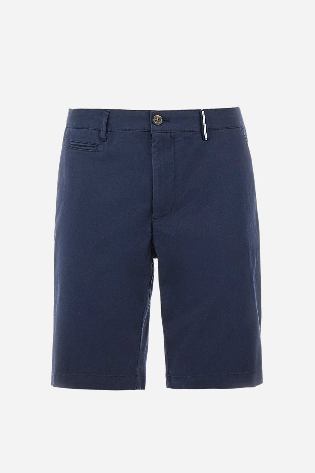 La Martina Regular Fit Shorts in Cotton Mix -  YMB008-TW417- Concorde Fashion#color_navy-07017