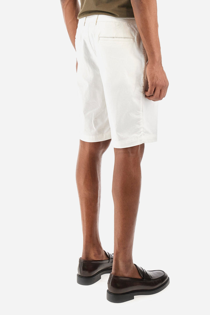 La Martina Regular Fit Shorts in Cotton Mix -  YMB008-TW417- Concorde Fashion#color_white-00002