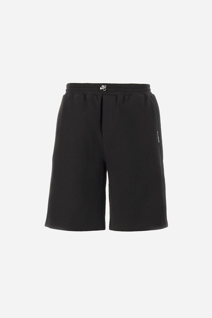 La Martina Regular Fit Shorts in Cotton Mix -  YMB010-FP571- Concorde Fashion#color_black-09999