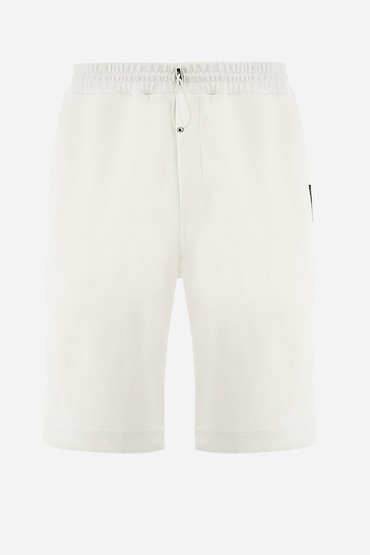 La Martina Regular Fit Shorts in Cotton Mix -  YMB010-FP571- Concorde Fashion#color_white-00001