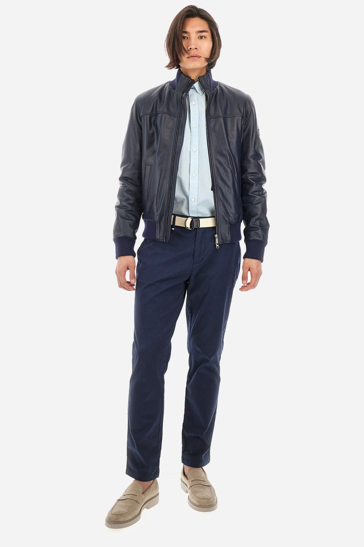La Martina Regular Fit Casual Shirts in Cotton Mix -  YMC006-TL072- Concorde Fashion#color_blue-07003