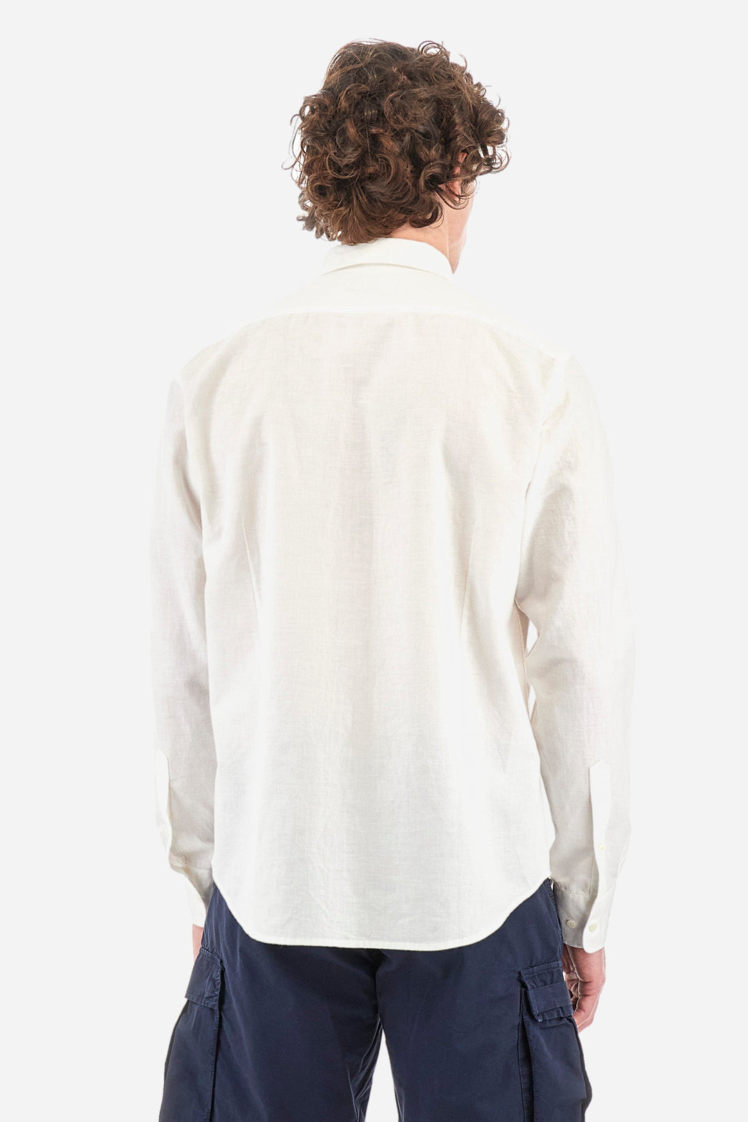 La Martina Regular Fit Casual Shirts in Cotton Mix -  YMC006-TL072- Concorde Fashion#color_white-00001