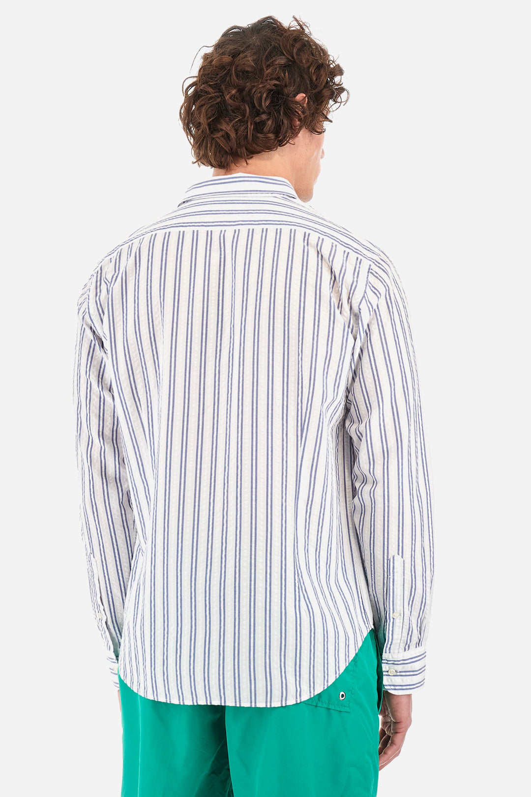 La Martina Regular Fit Casual Shirts in Cotton -  YMC019-PP691- Concorde Fashion#color_blue-s7422