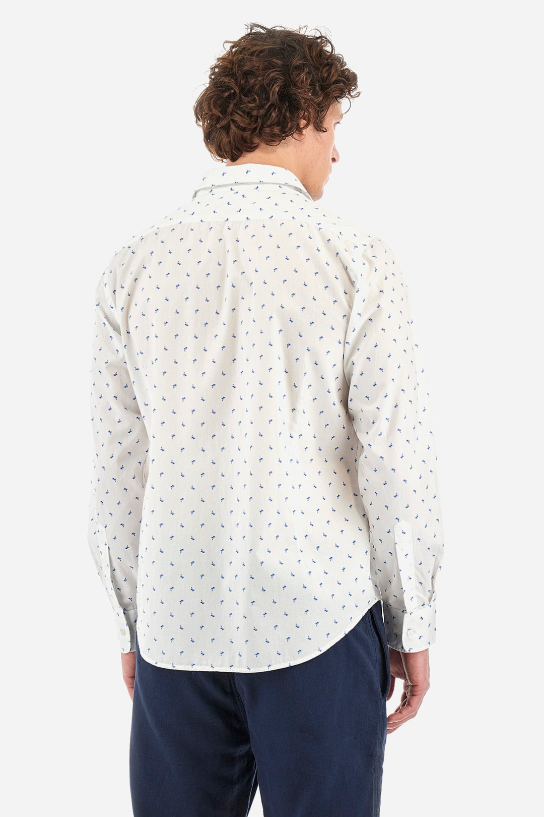 La Martina Regular Fit Casual Shirts in Cotton -  YMC030-PP690- Concorde Fashion#color_white-f0051
