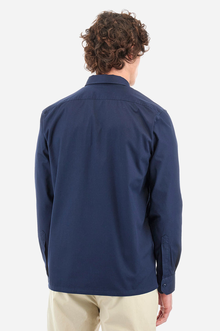 La Martina Comfirt Fit Casual Shirts in Cotton -  YMC306-TW307- Concorde Fashion#color_navy-07017