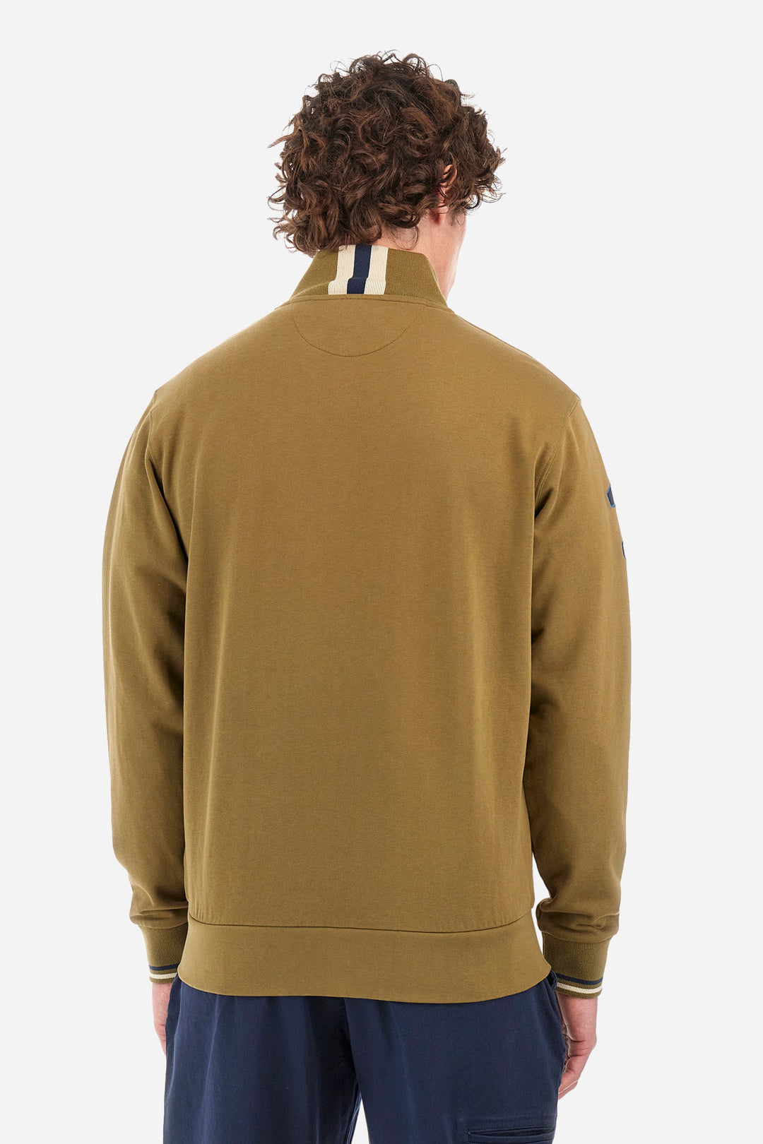 La Martina Regular Fit Sweatshirts in Cotton -  YMF300-FP568- Concorde Fashion#color_green-03197