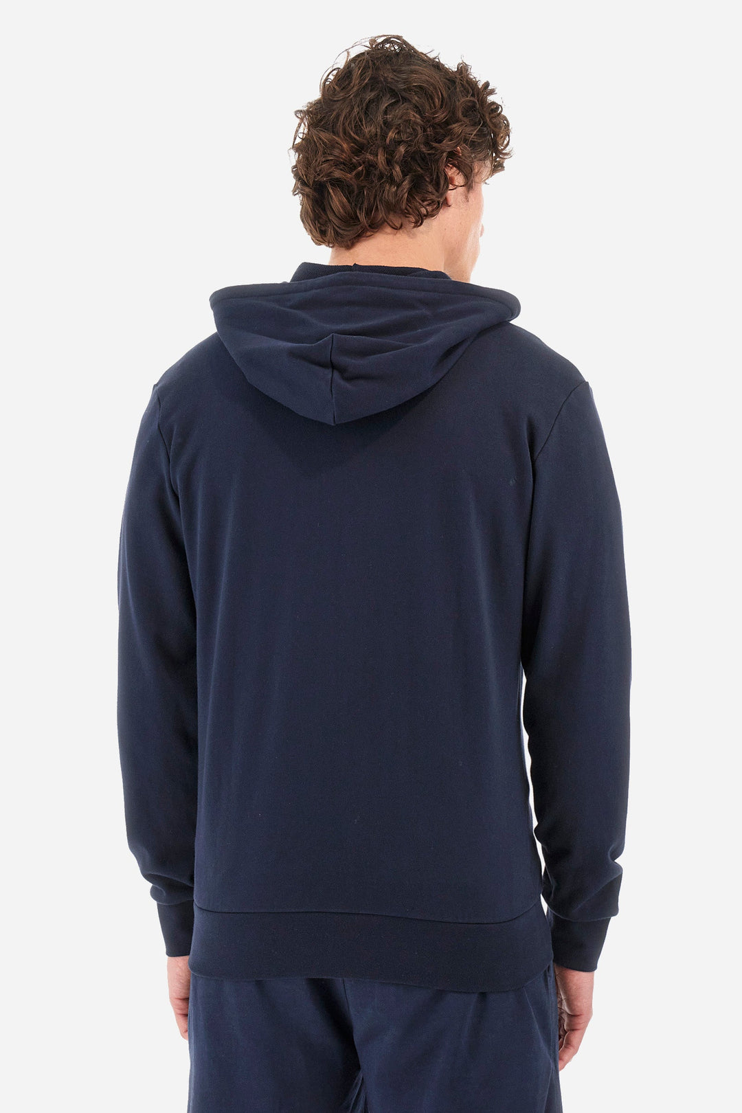 La Martina Regular Fit Hoodies in Cotton -  YMF305-FP568- Concorde Fashion#color_navy-07017