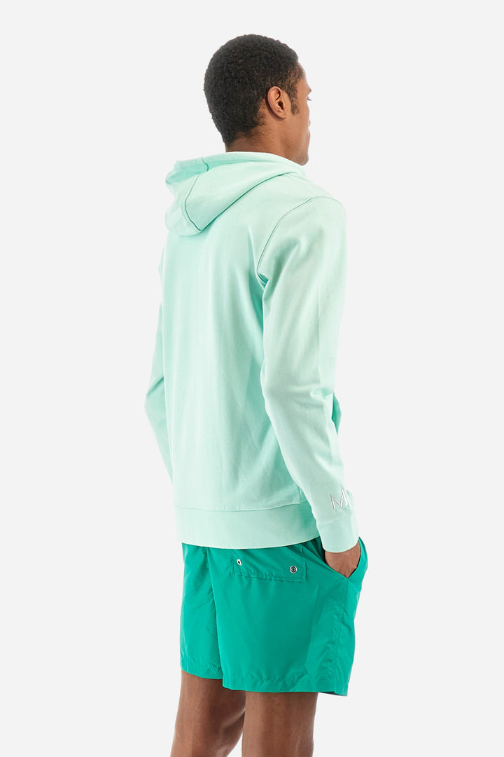 La Martina Regular Fit Hoodies in Cotton -  YMF309-FP568- Concorde Fashion#color_green-07163