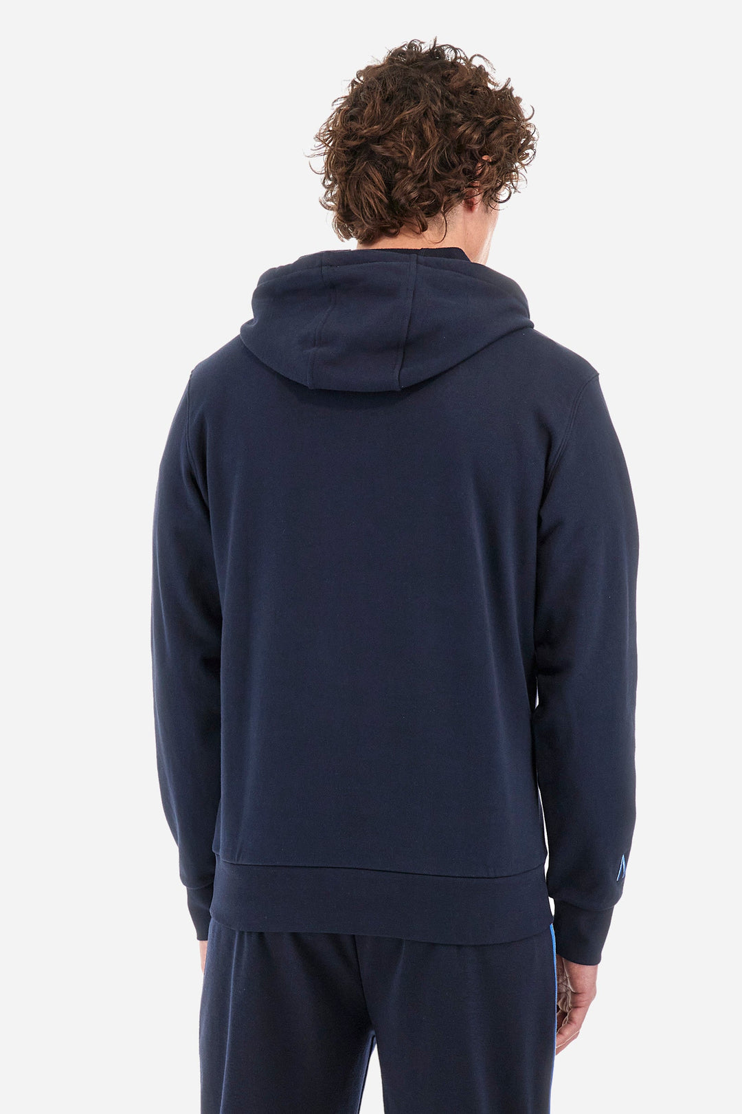 La Martina Regular Fit Hoodies in Cotton -  YMF309-FP568- Concorde Fashion#color_navy-07017