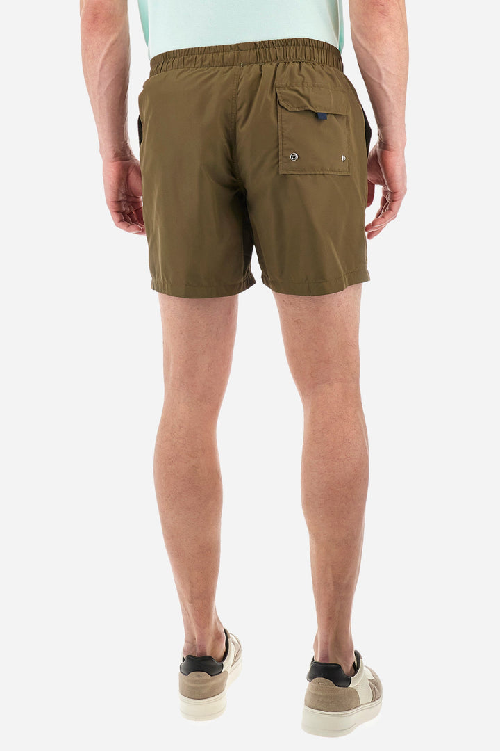 La Martina Regular Fit Shorts in Polyester -  YMM001-PA023- Concorde Fashion#color_green-03197