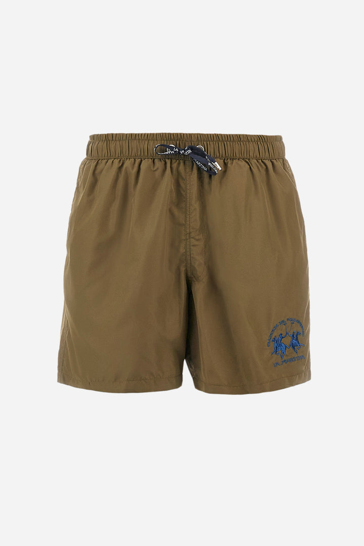 La Martina Regular Fit Shorts in Polyester -  YMM001-PA023- Concorde Fashion#color_green-03197
