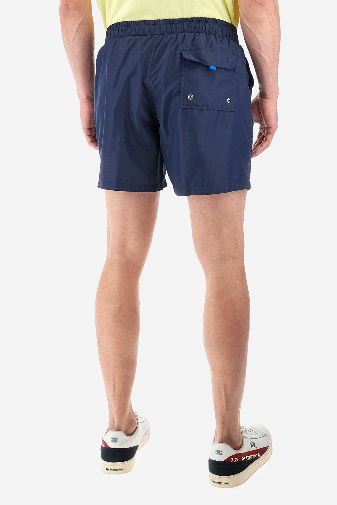 La Martina Regular Fit Shorts in Polyester -  YMM001-PA023- Concorde Fashion#color_navy-07017