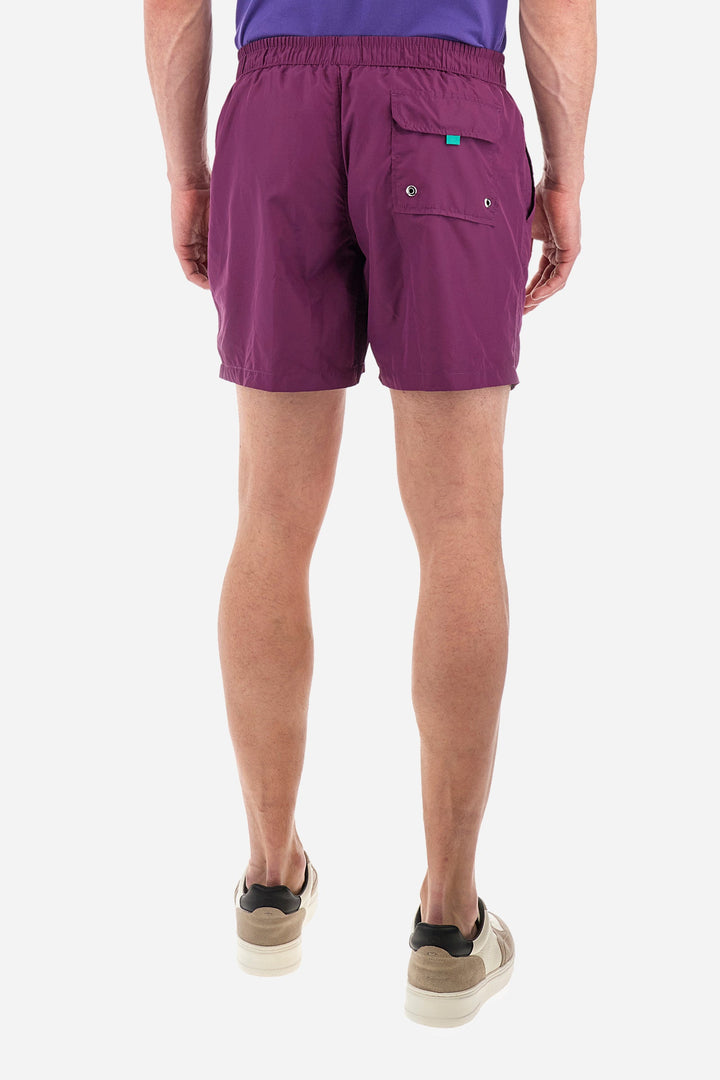 La Martina Regular Fit Shorts in Polyester -  YMM001-PA023- Concorde Fashion#color_pink-05249