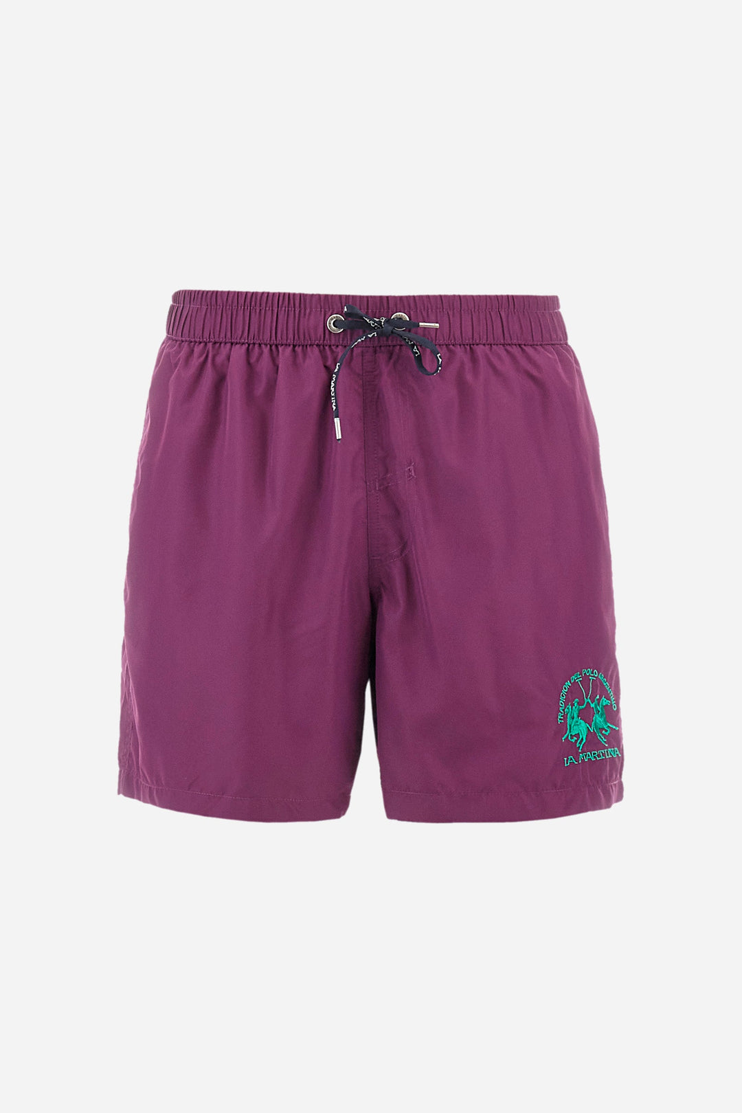 La Martina Regular Fit Shorts in Polyester -  YMM001-PA023- Concorde Fashion#color_pink-05249
