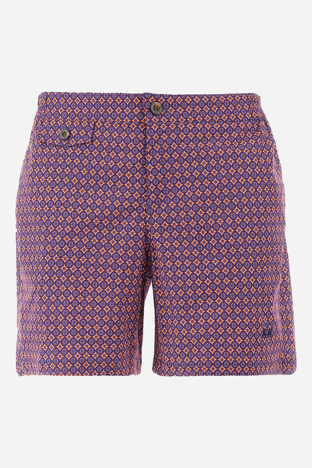 La Martina Regular Fit Shorts in Polyester -  YMM003-PL035- Concorde Fashion#color_purple-f5240