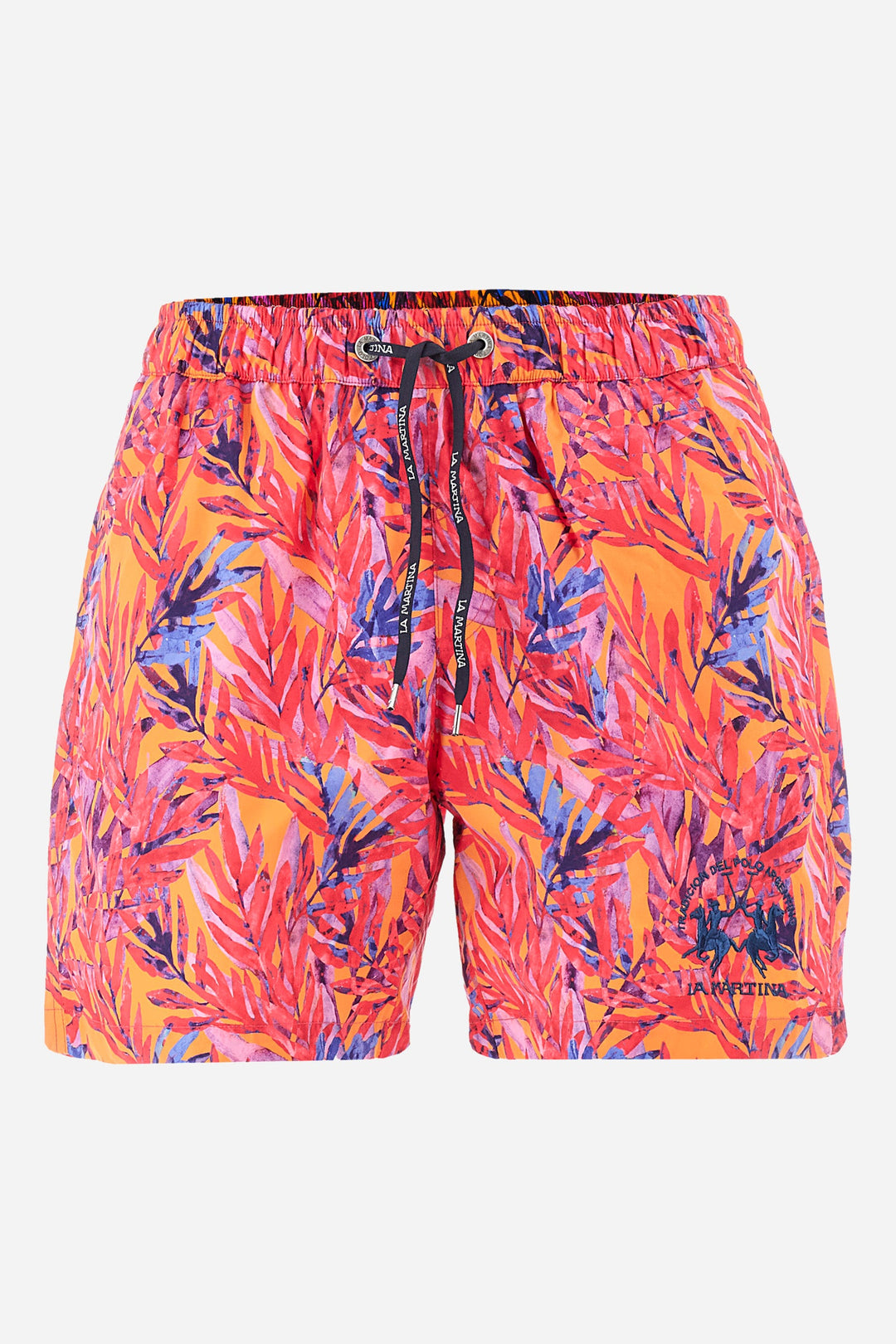 La Martina Regular Fit Shorts in Polyester -  YMM004-PL035- Concorde Fashion#color_pink-f5242