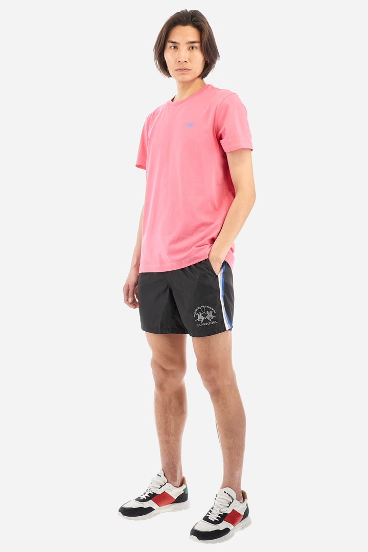 La Martina Regular Fit Shorts in Polyester -  YMM301-PA023- Concorde Fashion#color_black-09999