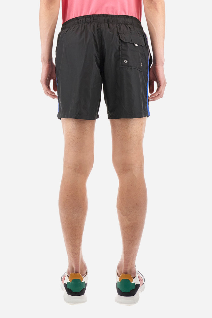 La Martina Regular Fit Shorts in Polyester -  YMM301-PA023- Concorde Fashion#color_black-09999