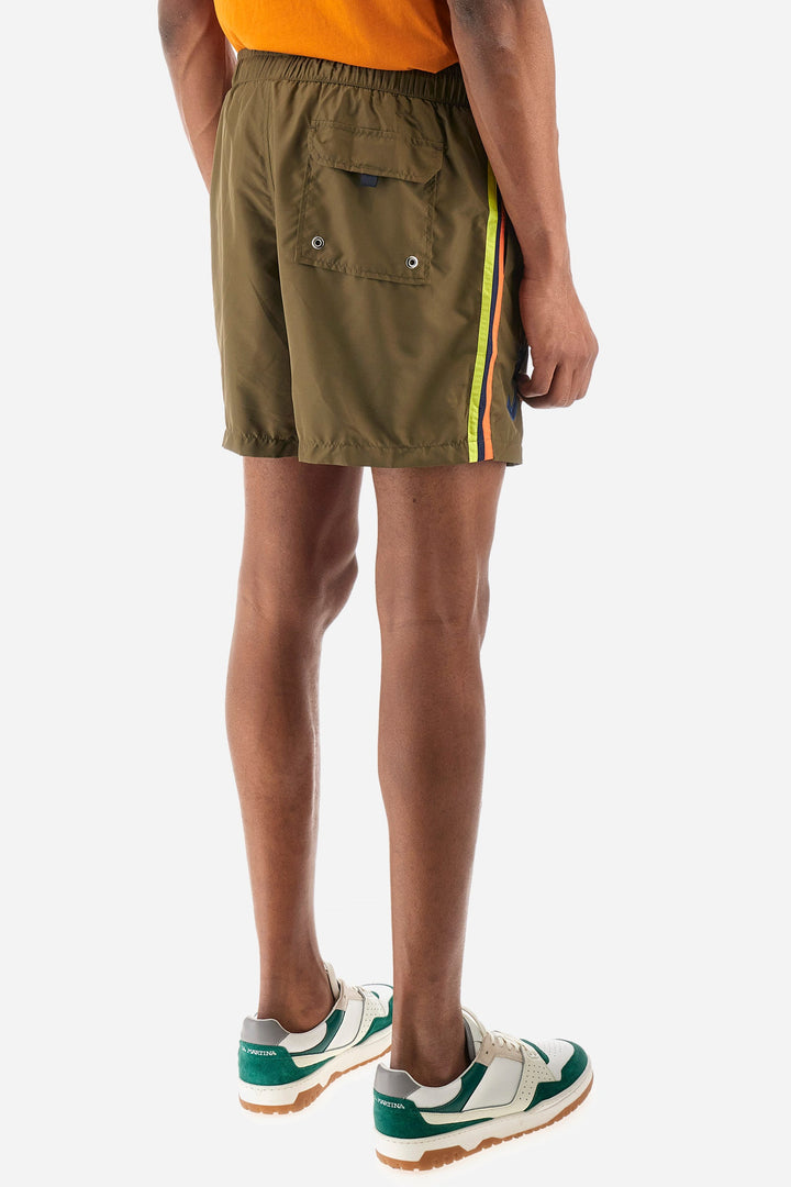 La Martina Regular Fit Shorts in Polyester -  YMM301-PA023- Concorde Fashion#color_green-03197