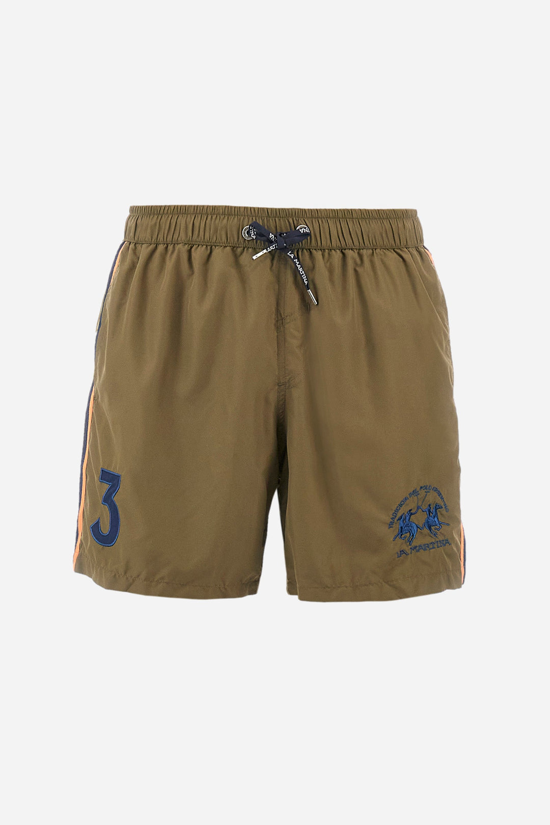 La Martina Regular Fit Shorts in Polyester -  YMM301-PA023- Concorde Fashion#color_green-03197