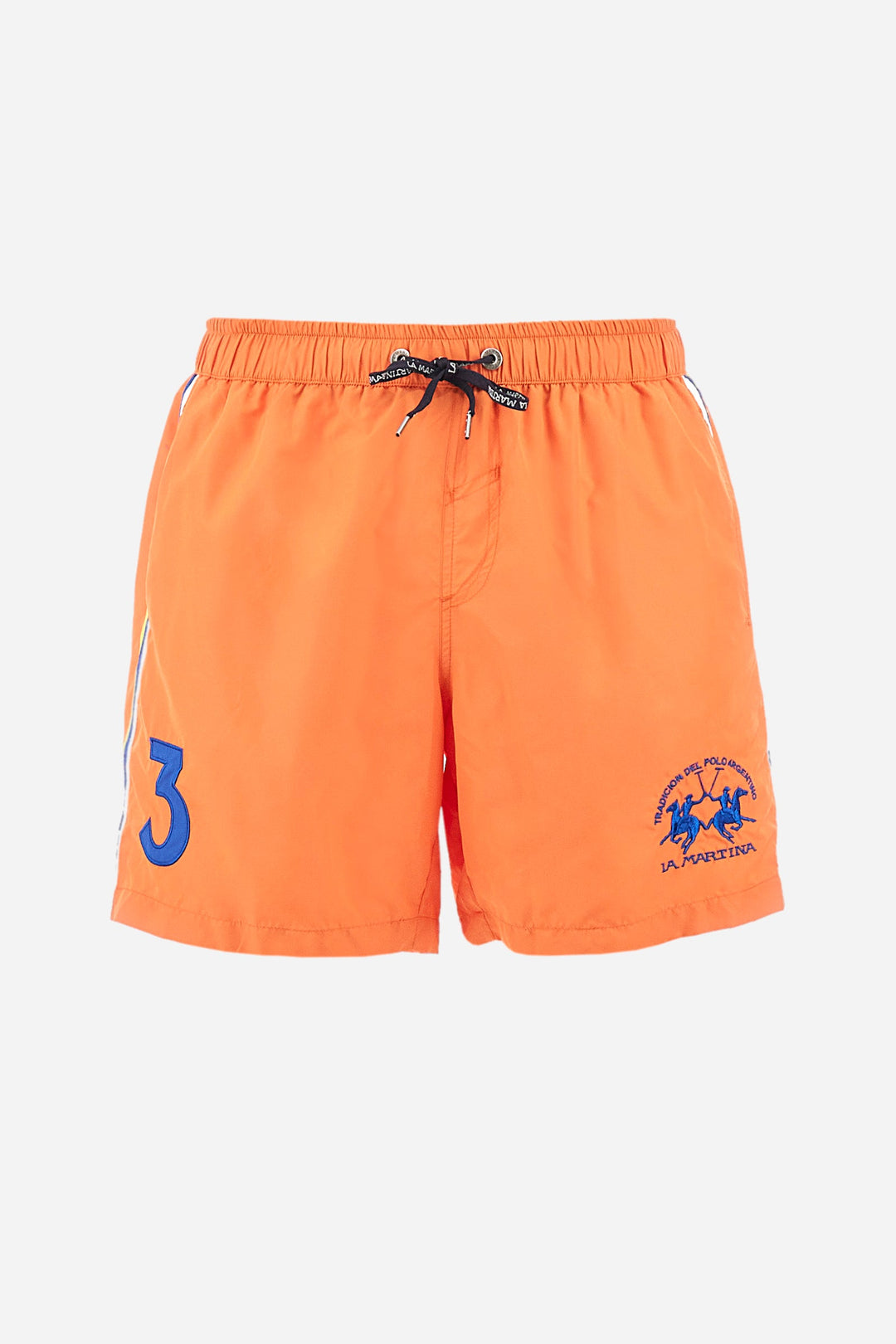La Martina Regular Fit Shorts in Polyester -  YMM301-PA023- Concorde Fashion#color_orange-02163