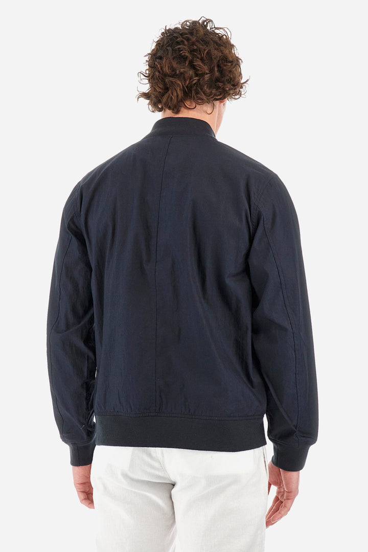 La Martina Regular Fit Sweatshirts in Cotton Mix -  YMO002-TW269- Concorde Fashion#color_navy-07017
