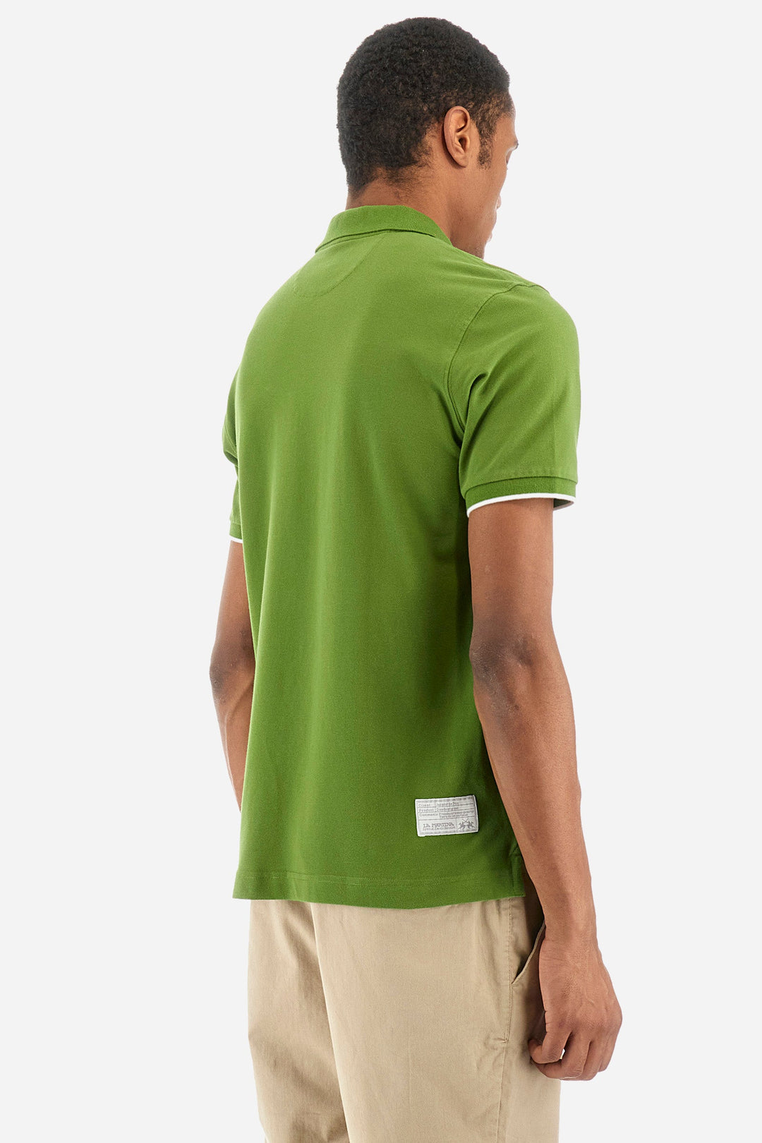 La Martina Regular Fit Polos in Cotton Mix -  YMP001-PK001- Concorde Fashion#color_green-03117