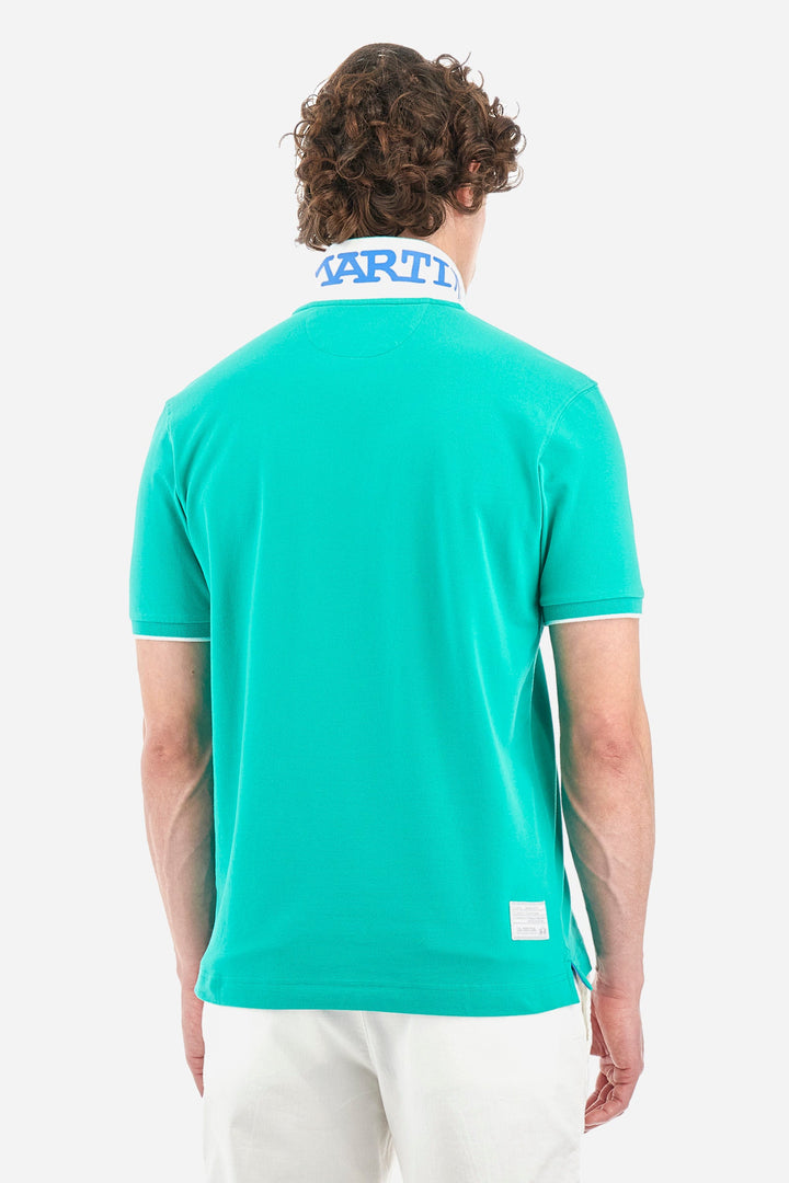 La Martina Regular Fit Polos in Cotton Mix -  YMP001-PK001- Concorde Fashion#color_green-03123