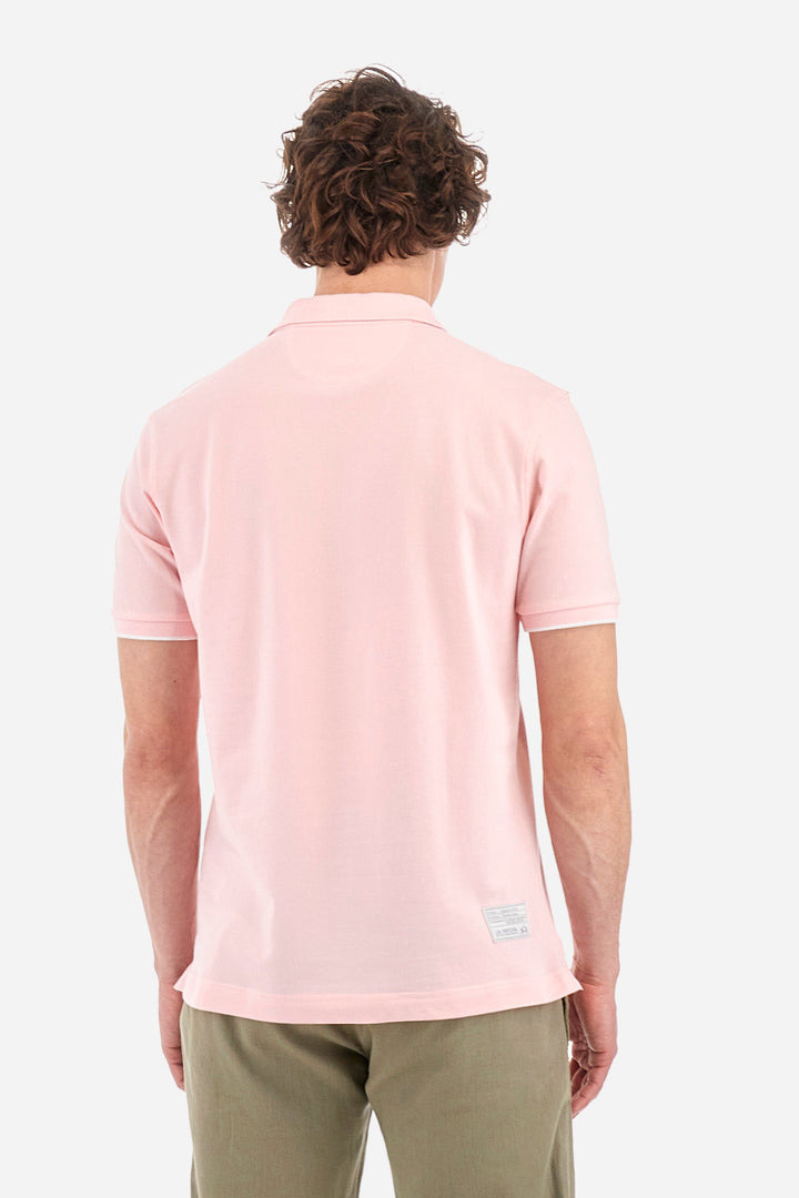 La Martina Regular Fit Polos in Cotton Mix -  YMP001-PK001- Concorde Fashion#color_pink-05247