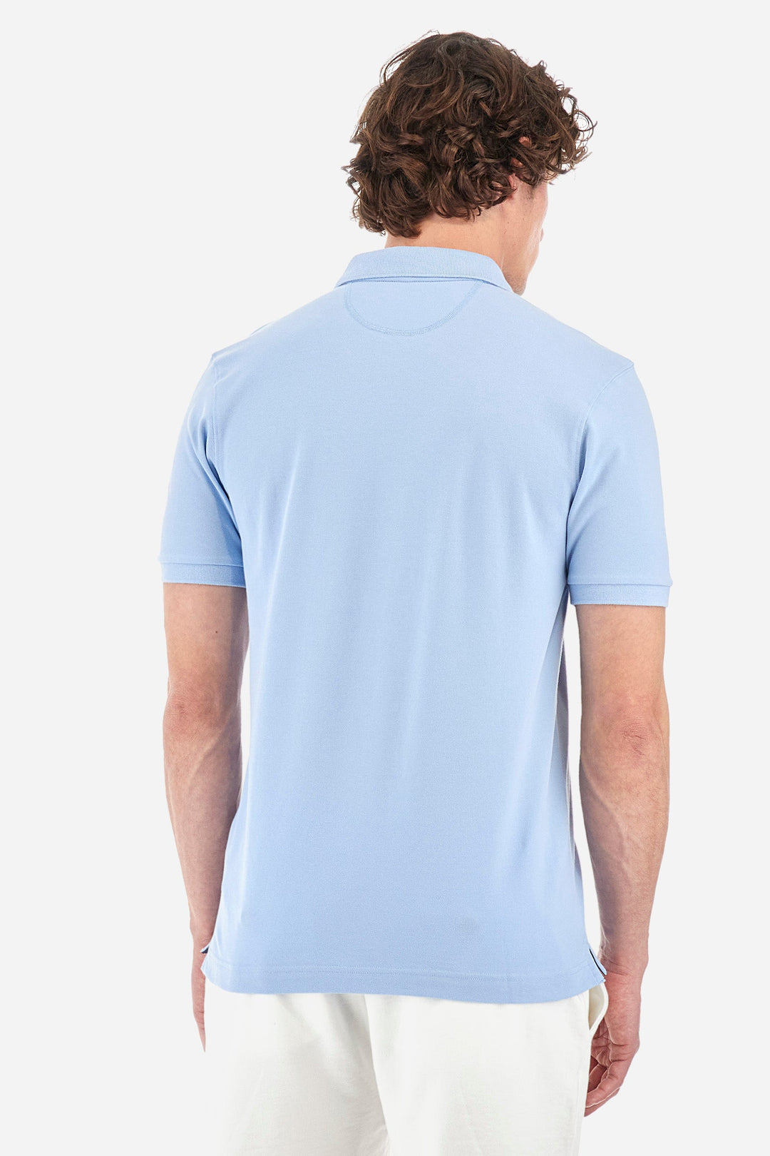 La Martina Regular Fit Polos in Cotton Mix -  YMP002-PK001- Concorde Fashion#color_blue-07003