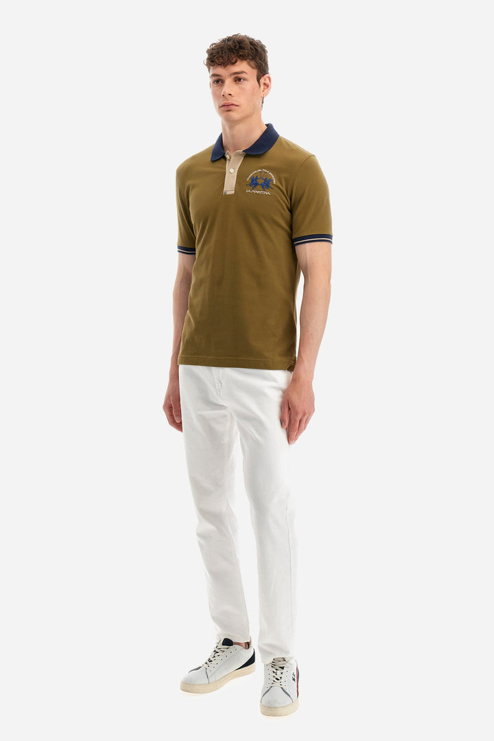 La Martina Regular Fit Polos in Cotton Mix -  YMP005-PK001- Concorde Fashion#color_green-03197