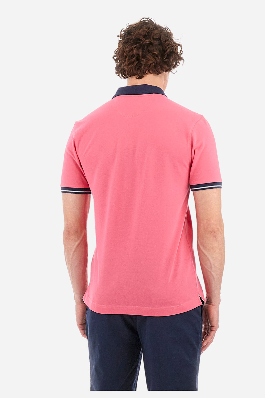 La Martina Regular Fit Polos in Cotton Mix -  YMP005-PK001- Concorde Fashion#color_pink-05141
