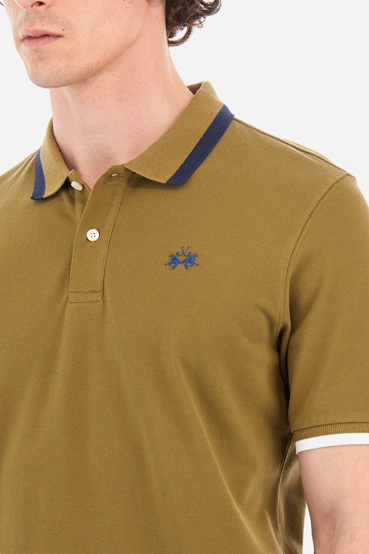 La Martina Regular Fit Polos in Cotton Mix -  YMP006-PK001- Concorde Fashion#color_green-03197
