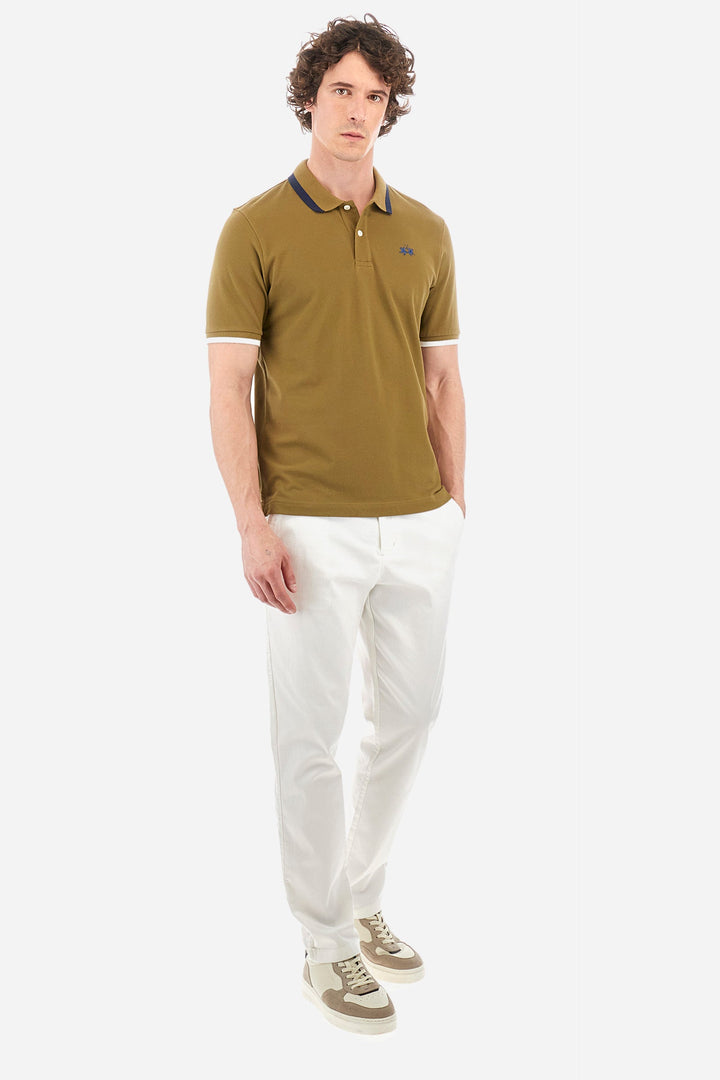 La Martina Regular Fit Polos in Cotton Mix -  YMP006-PK001- Concorde Fashion#color_green-03197