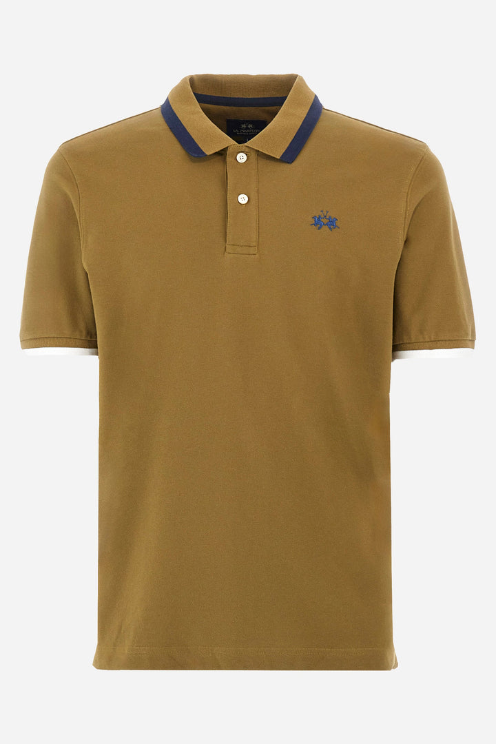 La Martina Regular Fit Polos in Cotton Mix -  YMP006-PK001- Concorde Fashion#color_green-03197