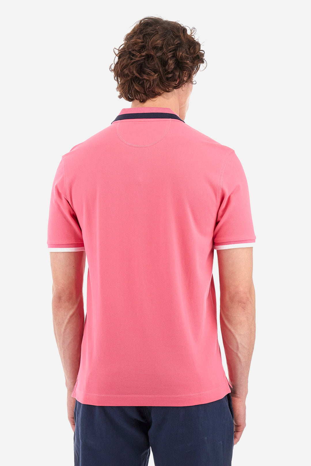 La Martina Regular Fit Polos in Cotton Mix -  YMP006-PK001- Concorde Fashion#color_pink-05141
