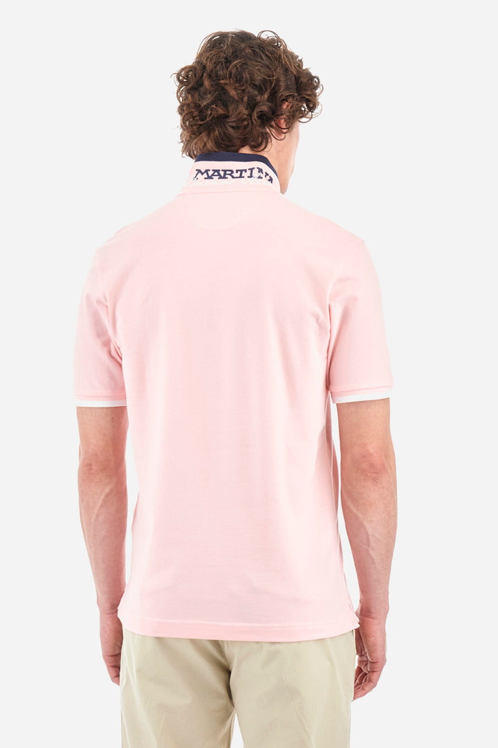 La Martina Regular Fit Polos in Cotton Mix -  YMP006-PK001- Concorde Fashion#color_pink-05247