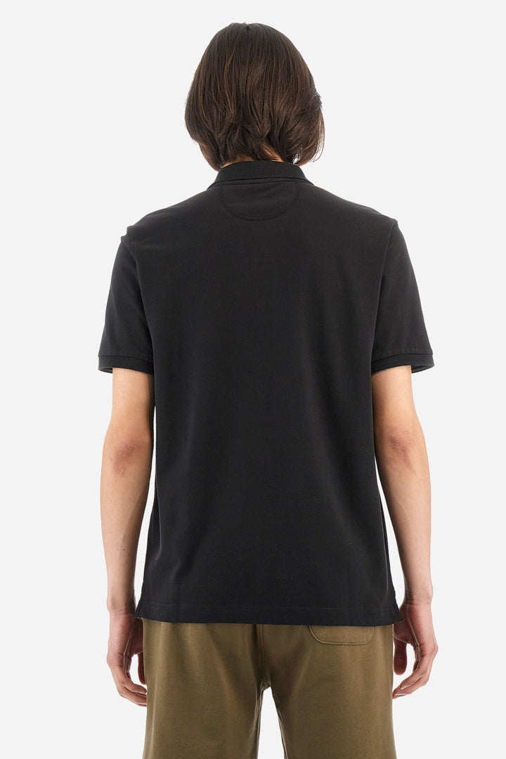 La Martina Regular Fit Polos in Cotton Mix -  YMP007-PK001- Concorde Fashion#color_black-09999