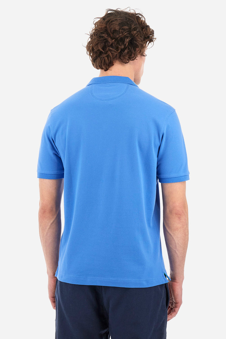 La Martina Regular Fit Polos in Cotton Mix -  YMP007-PK001- Concorde Fashion#color_blue-07205